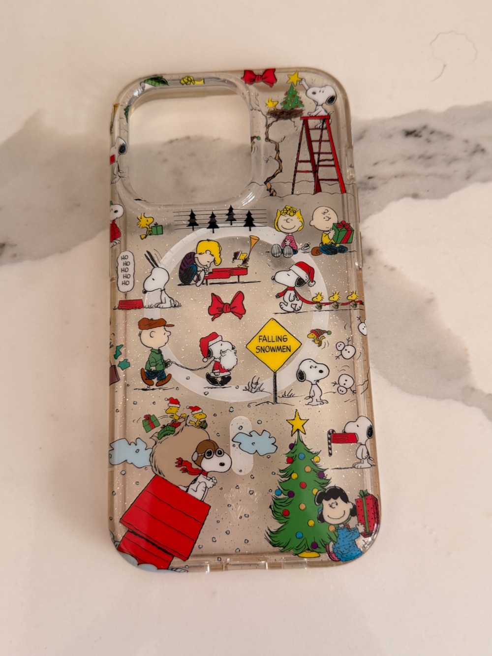 Velvet Caviar Peanuts Christmas iPhone 14 Pro Case